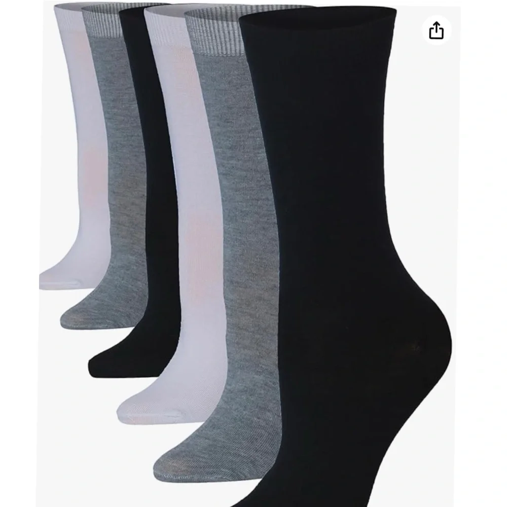 🌸12 Pair Ladies Crew Socks
